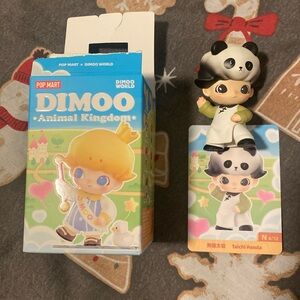 Popmart Dimoo Animal Kingdom Taichi Panda Blind Box